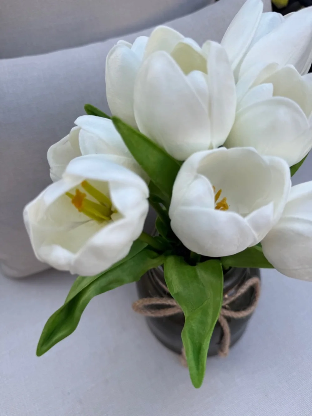 White Tulip Bouquet - NWT